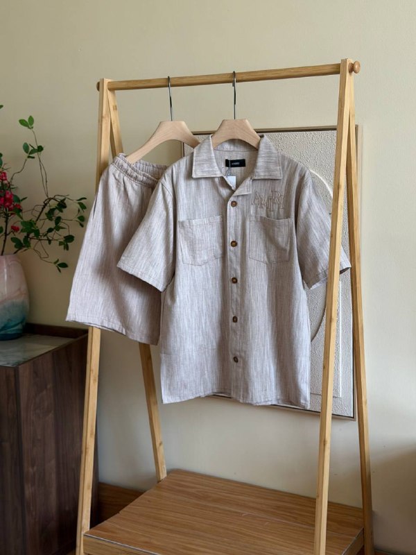 Amiri short-sleeve camp collar