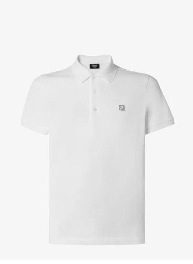 Fendi Air Force Cotton-Piqué Polo Shirt