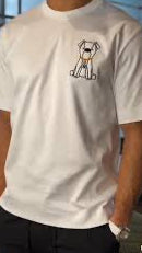 Fendi Dog Graphic T-shirt