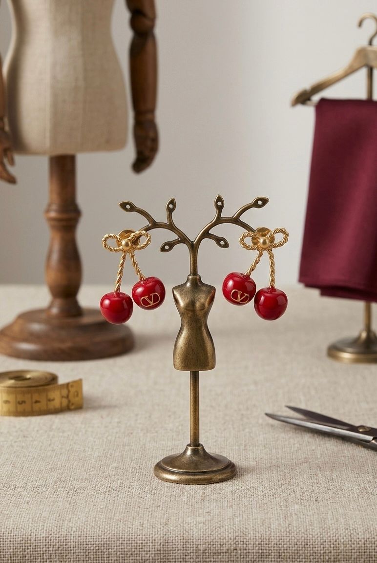 Valentino Garavani cherry-motif Necklace & Earrings