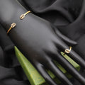 Gucci GG with Stone Bangle with Ring