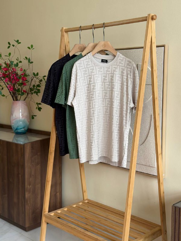 Fendi FF jacquard piqué cotton t-shirt