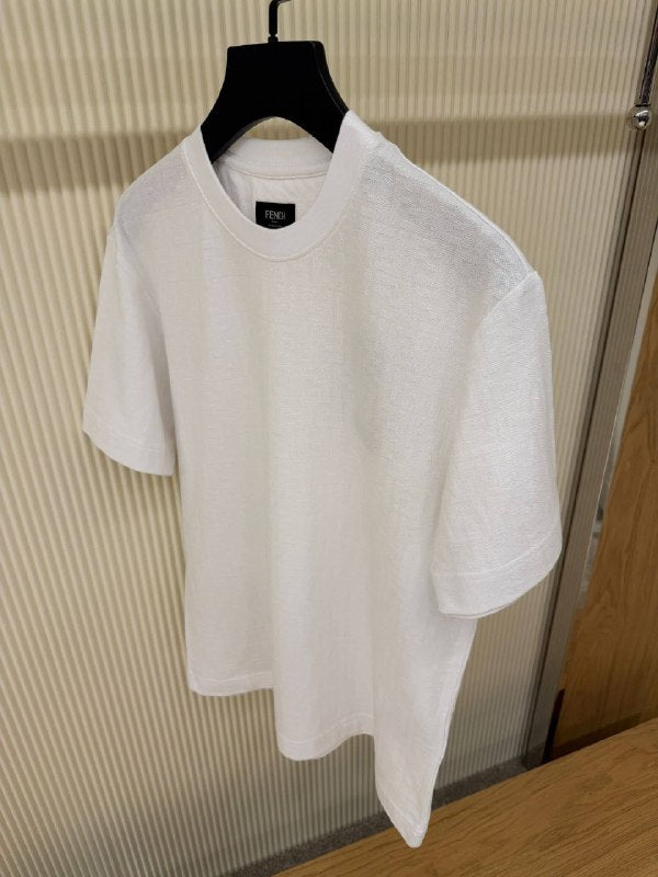 Fendi T-shirt piqué FF Jacquard