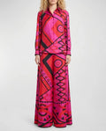 PUCCI Vivara-print Silk Palazzo Set