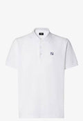 Fendi White Cotton Polo Shirt