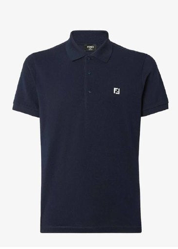 Fendi Air Force Cotton-Piqué Polo Shirt