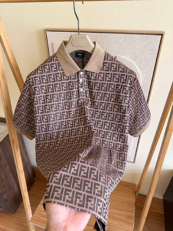 Fendi MONOGRAMMED POLO SHIRT