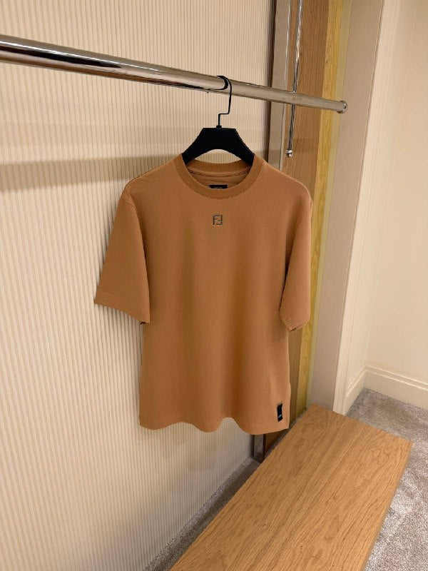 Fendi FF Plaque Cotton T-Shirt