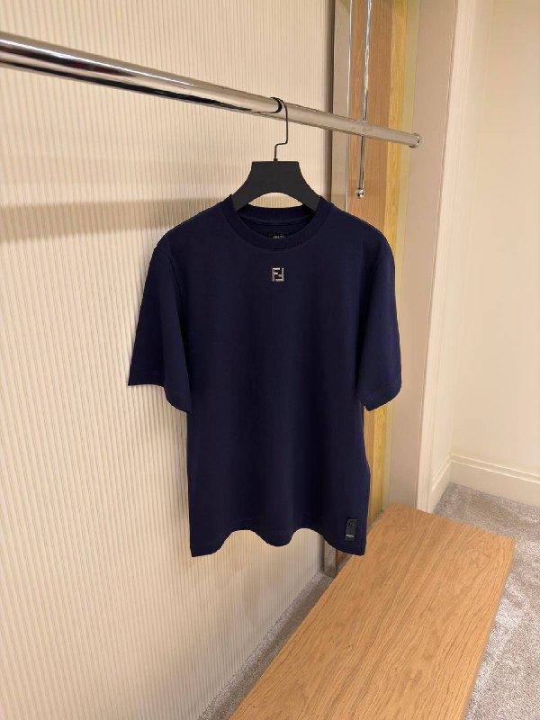 Fendi FF Plaque Cotton T-Shirt