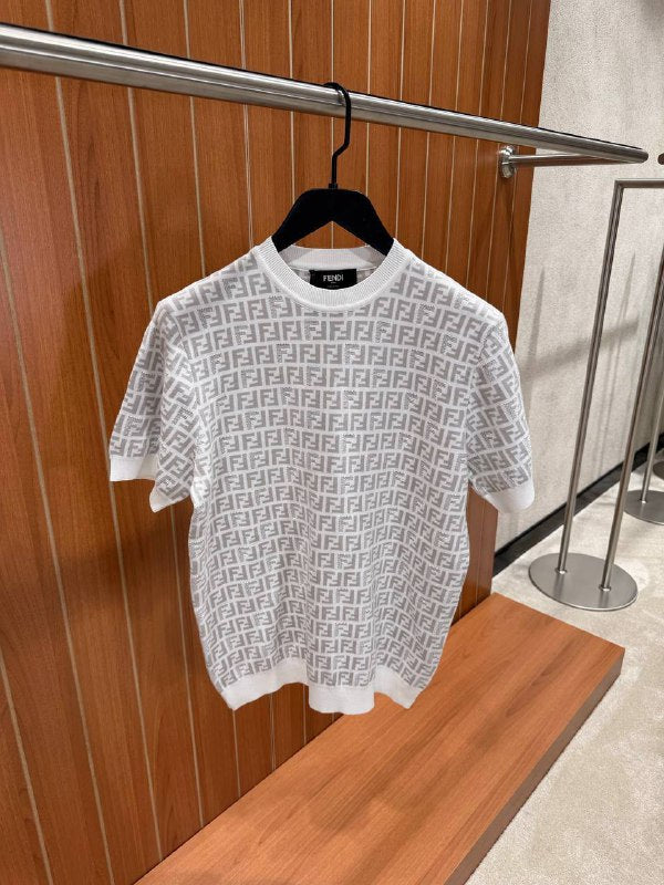 Fendi white knit sweater