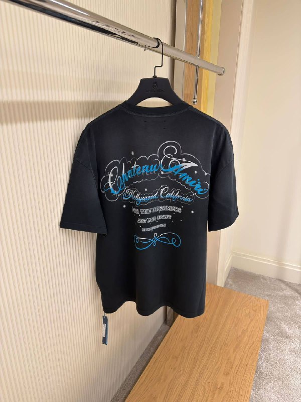 AMIRI Crystal 'Chateau' Script