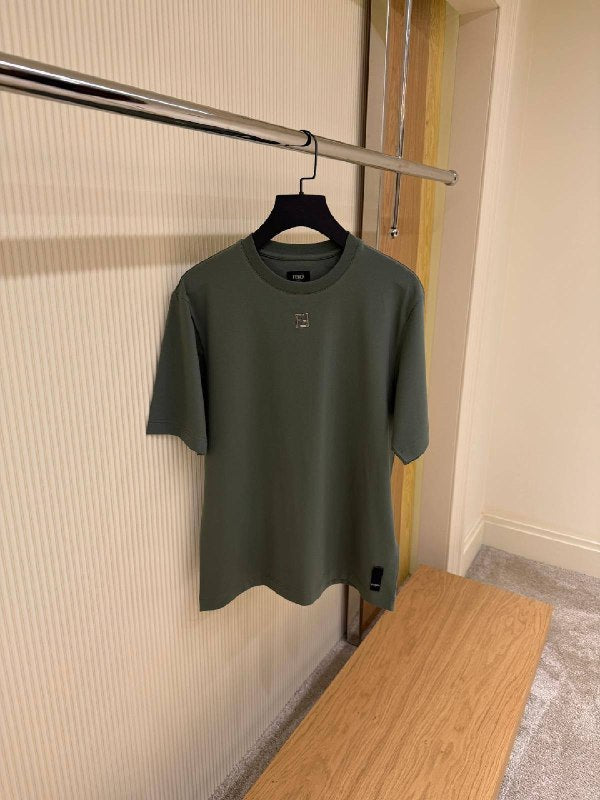 Fendi FF Plaque Cotton T-Shirt